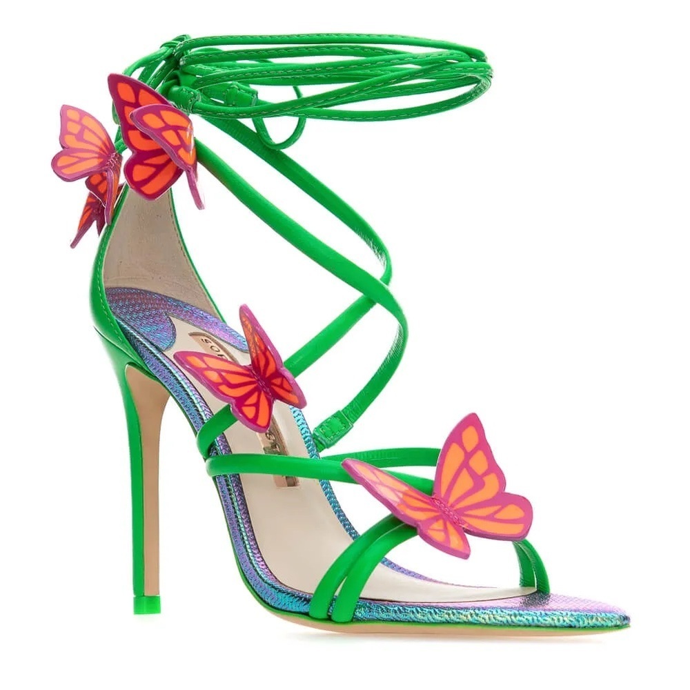 Sophia Webster Vanessa Spring Butterfly Meadow Heel